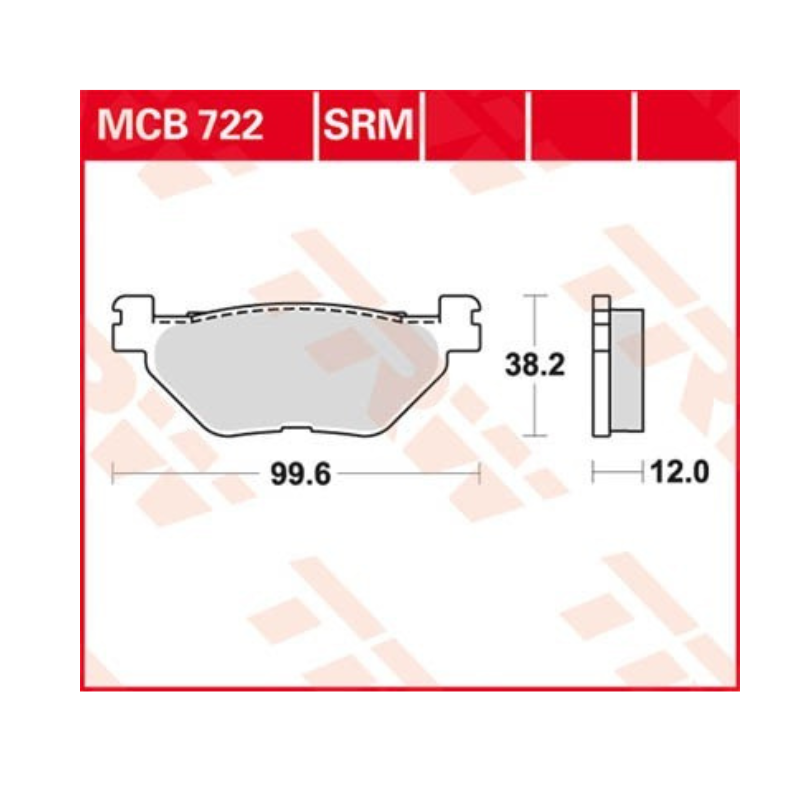 Plaquettes arrière TRW Tmax