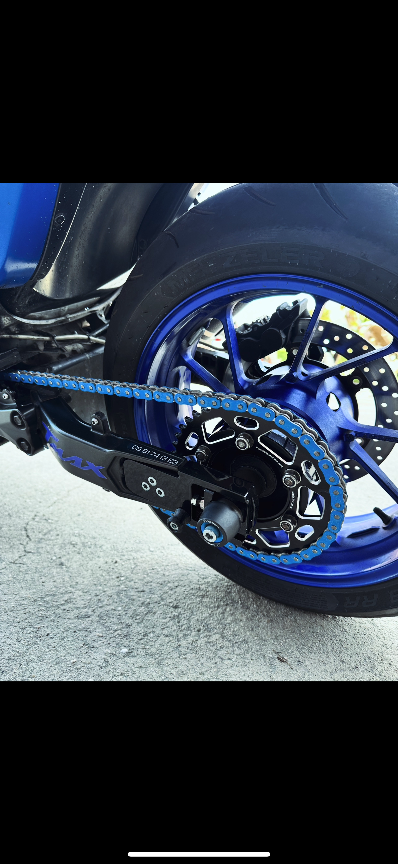 Kit adaptation Jantes MT-07 pour TMAX 12-16