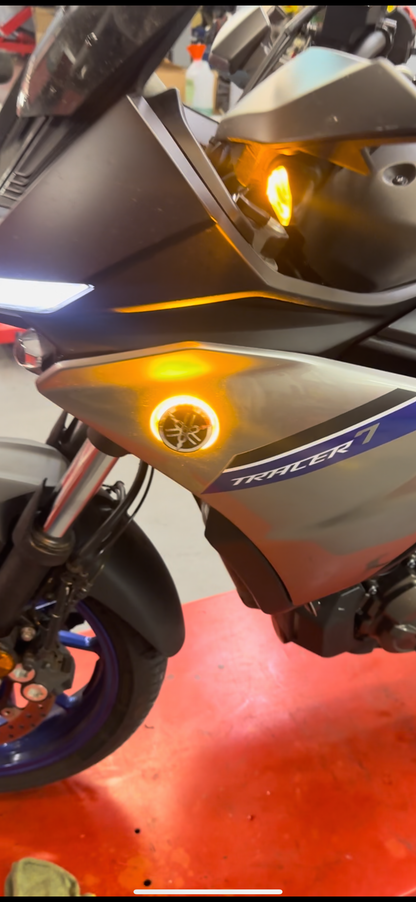 Logo Led + Clignotants additionnels YAMAHA